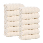 Zero Twist Cotton Face Towel Set 12-Piece - Zuma