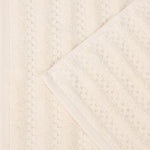 Superior Zuma Zero Twist Cotton Waffle Stripes 3 Piece Towel Set