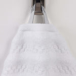 Superior Zuma Zero Twist Cotton Waffle Stripes 3 Piece Towel Set