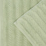 Superior Zuma Zero Twist Cotton Waffle Stripes 6 Piece Towel Set