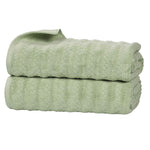 Superior Zuma Zero Twist Cotton Waffle Stripes Bath Sheets, Set of 2