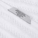 Superior Zuma Zero Twist Cotton Waffle Stripes Bath Sheets, Set of 2