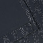 Blackout Window Curtains Zuri Textured Waves Room Darkening Set of 2